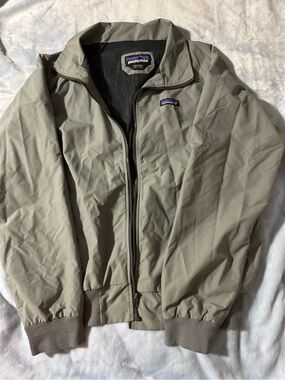 Patagonia gray Lightweight Zip Bomber Jacket